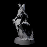 Flaming Wraith F Miniature for Dungeons and Dragons, Pathfinder or other TTRPGs