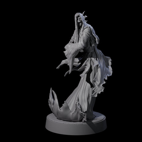 Flaming Wraith F Miniature for Dungeons and Dragons, Pathfinder or other TTRPGs