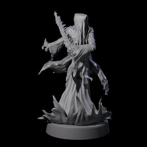 Flaming Wraith F Miniature for Dungeons and Dragons, Pathfinder or other TTRPGs