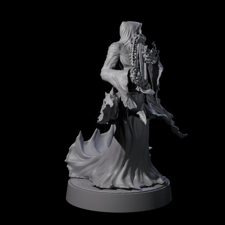 Flaming Wraith G Miniature for Dungeons and Dragons, Pathfinder or other TTRPGs