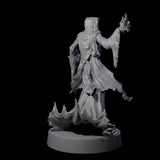 Flaming Wraith H Miniature for Dungeons and Dragons, Pathfinder or other TTRPGs