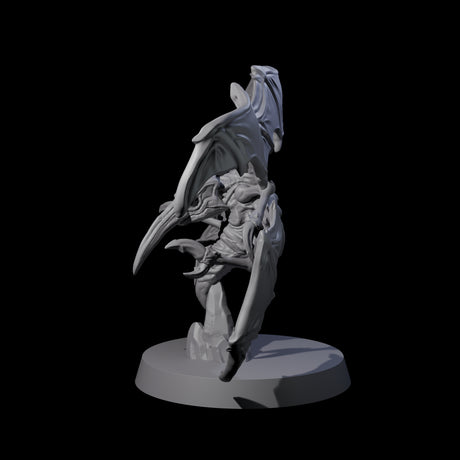 Flapping Fire Stirge Miniature for Dungeons and Dragons, Pathfinder or other TTRPGs