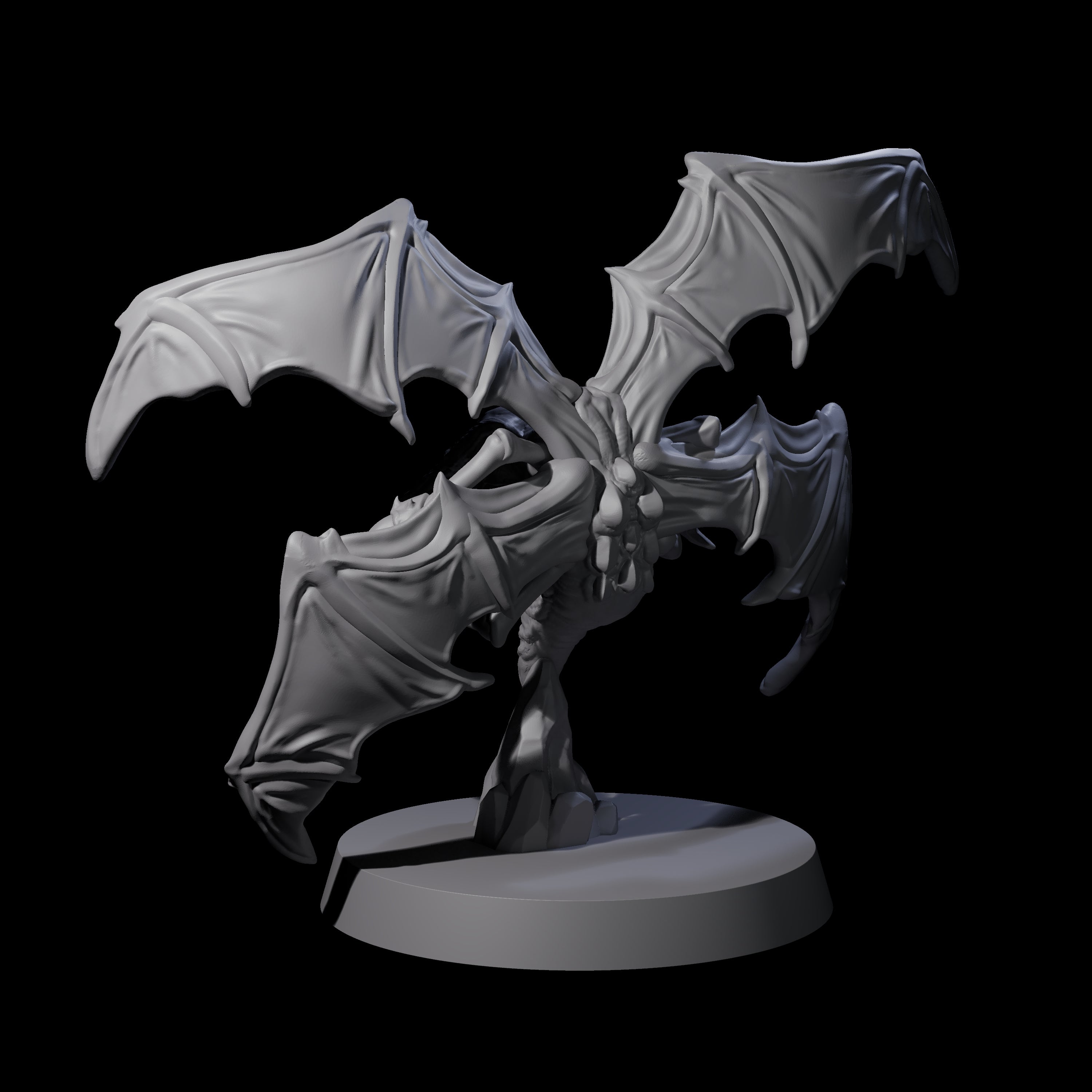 Flapping Fire Stirge Miniature for Dungeons and Dragons, Pathfinder or other TTRPGs