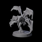 Flapping Fire Stirge Miniature for Dungeons and Dragons, Pathfinder or other TTRPGs