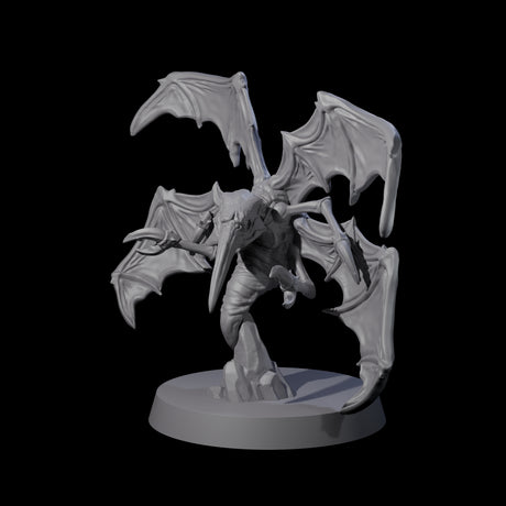 Flapping Fire Stirge Miniature for Dungeons and Dragons, Pathfinder or other TTRPGs