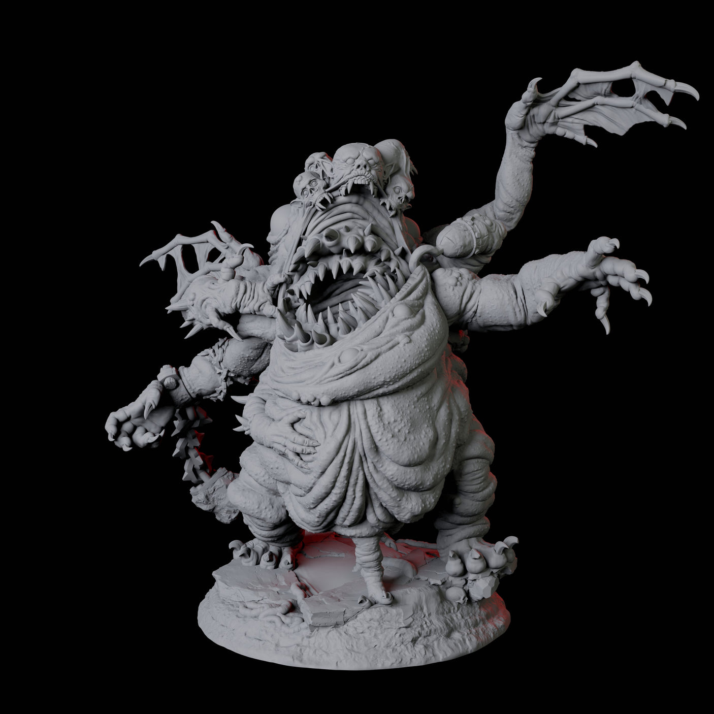 Fleshwarped Irnakurse A Miniature for Dungeons and Dragons, Pathfinder or other TTRPGs