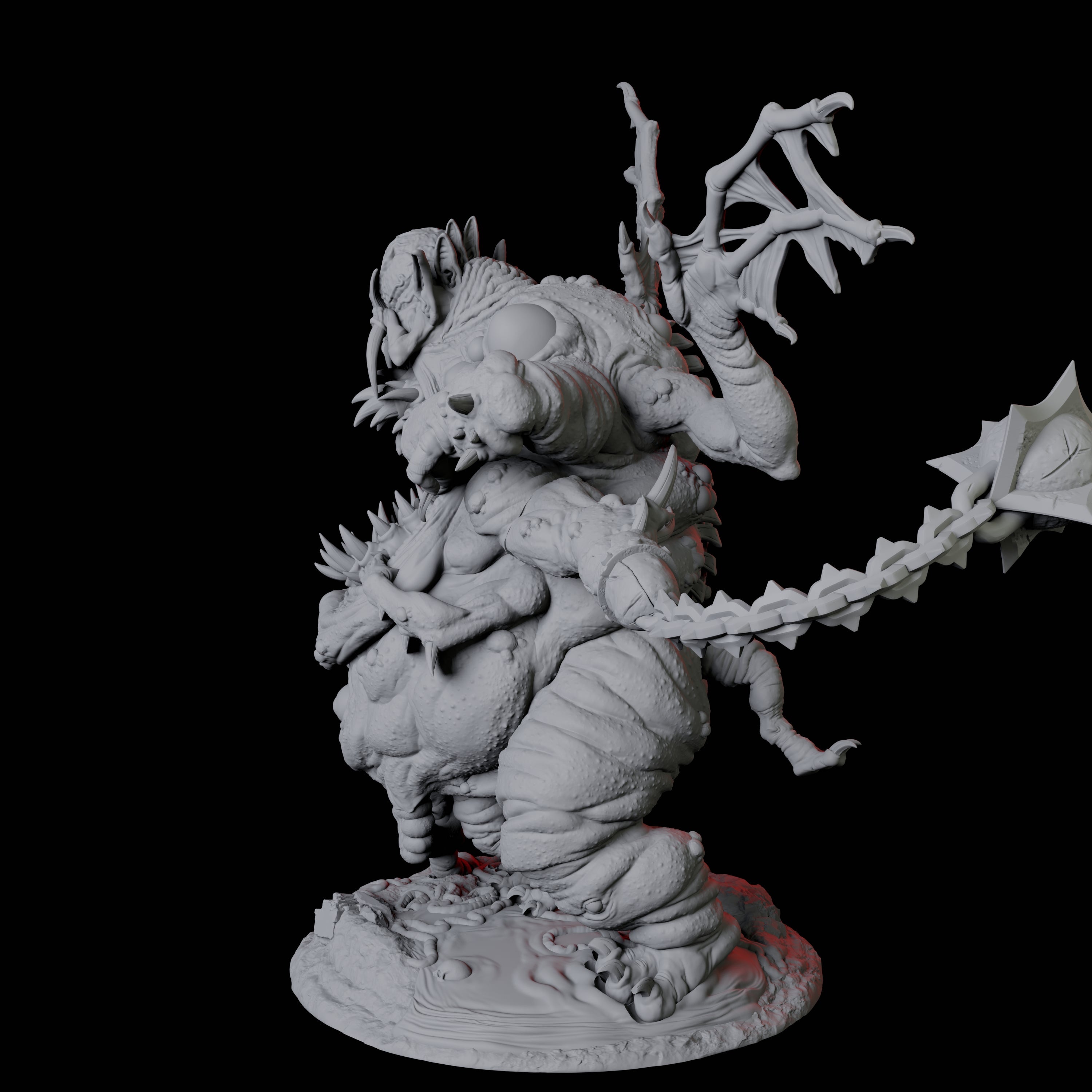 Fleshwarped Irnakurse B Miniature for Dungeons and Dragons, Pathfinder or other TTRPGs