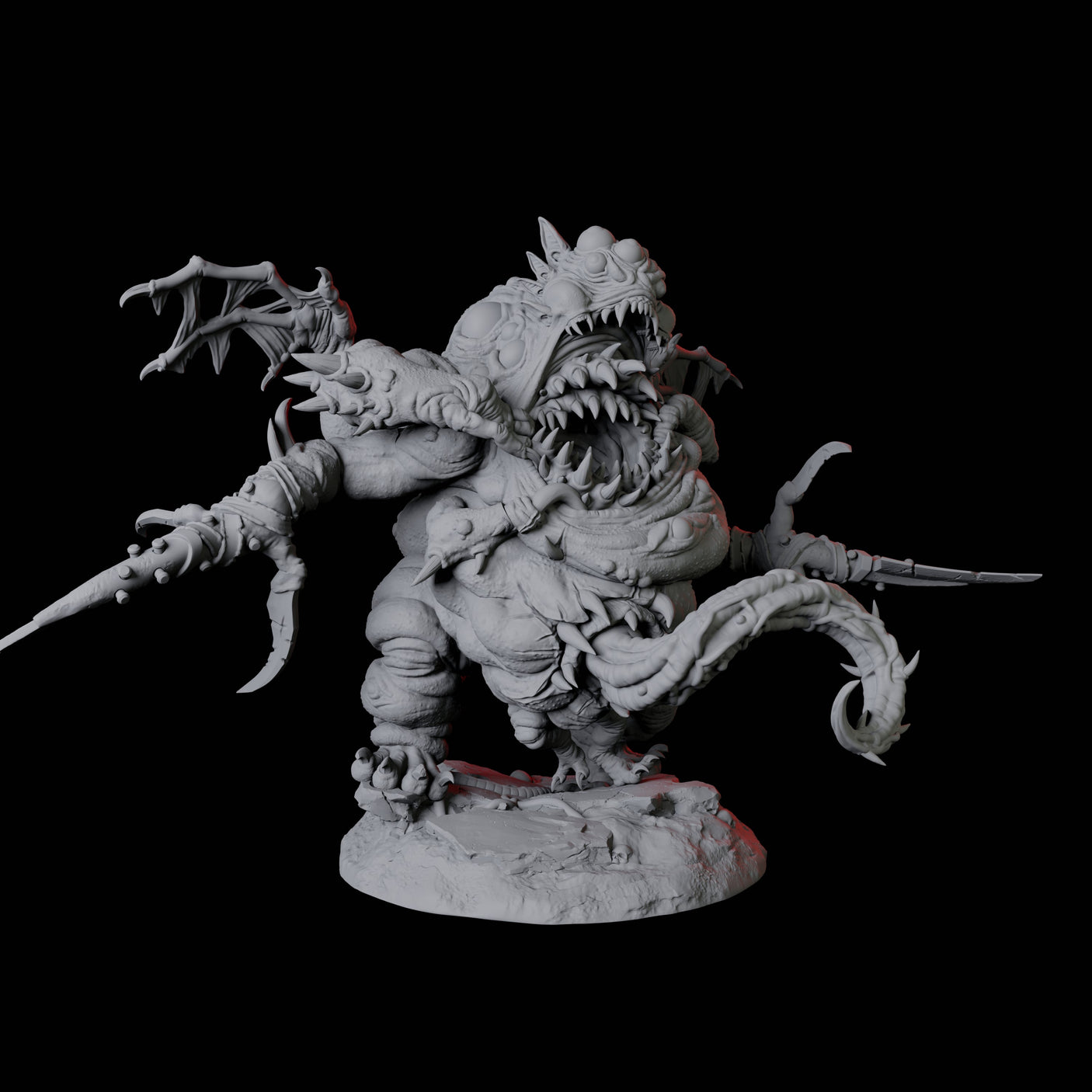 Fleshwarped Irnakurse C Miniature for Dungeons and Dragons, Pathfinder or other TTRPGs