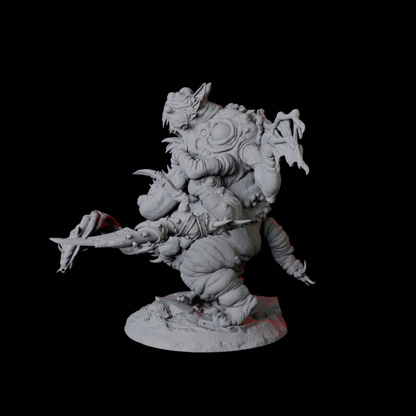 Fleshwarped Irnakurse C Miniature for Dungeons and Dragons, Pathfinder or other TTRPGs