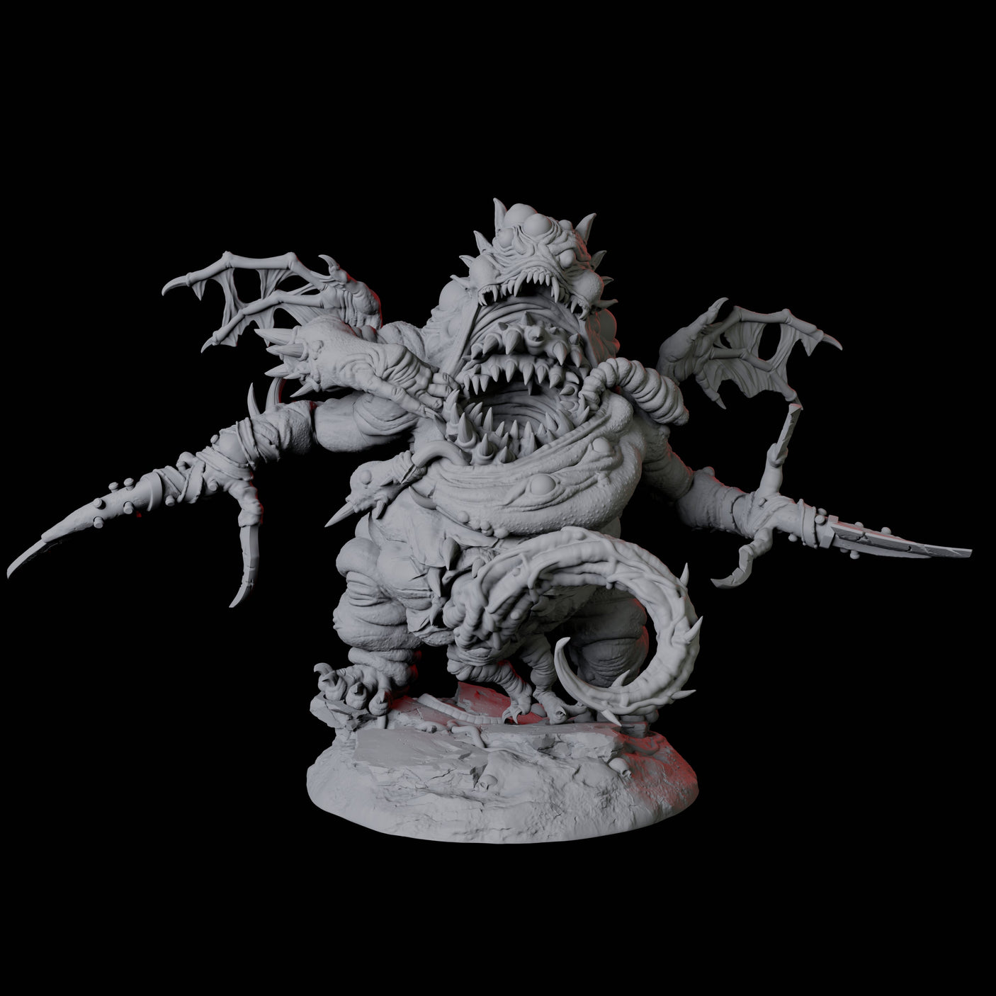 Fleshwarped Irnakurse C Miniature for Dungeons and Dragons, Pathfinder or other TTRPGs
