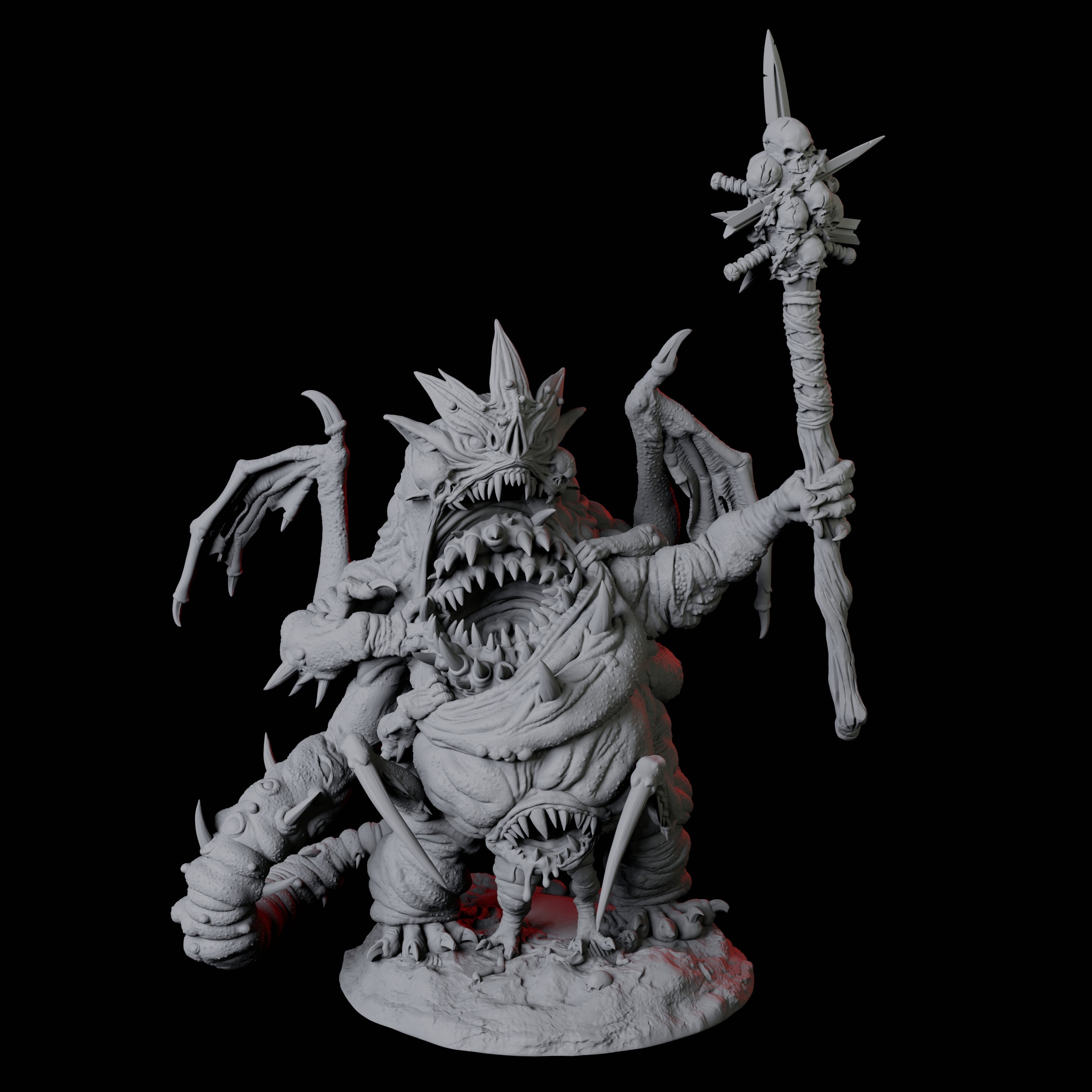 Fleshwarped Irnakurse D Miniature for Dungeons and Dragons, Pathfinder or other TTRPGs