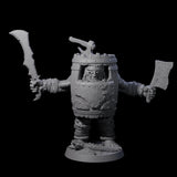 Fleshwarped Ogre Cabal Miniature for Dungeons and Dragons, Pathfinder or other TTRPGs