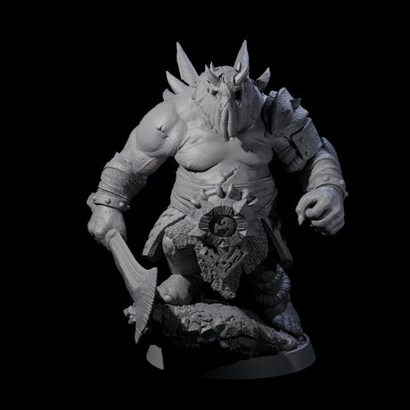 Fleshwarped Ogre Cabal Miniature for Dungeons and Dragons, Pathfinder or other TTRPGs