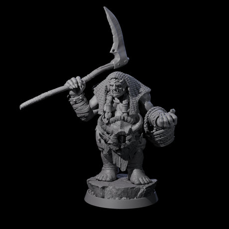 Fleshwarped Ogre Cabal Miniature for Dungeons and Dragons, Pathfinder or other TTRPGs
