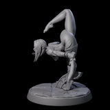 Flexible Drow Pin-up Miniature for Dungeons and Dragons, Pathfinder or other TTRPGs