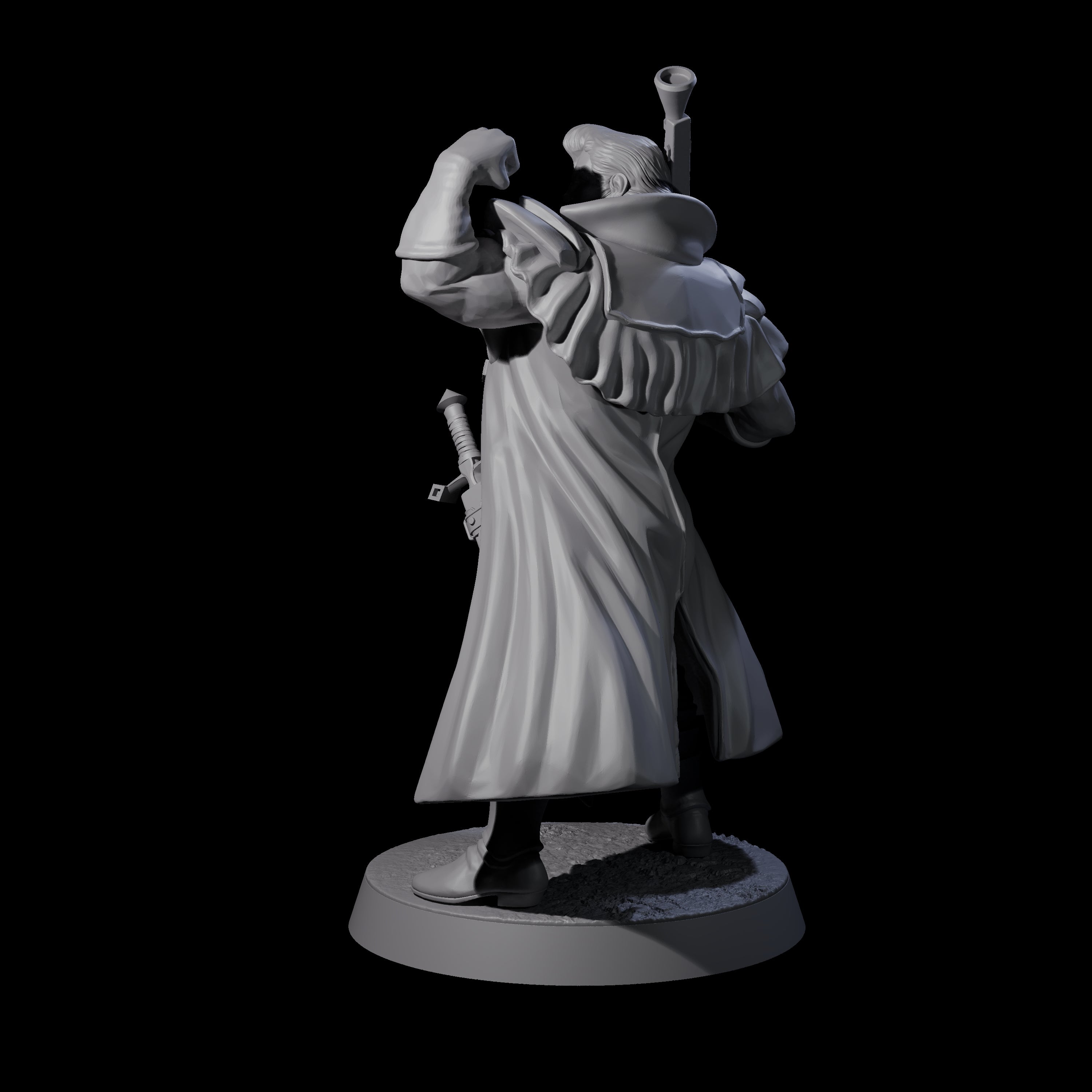 Flexing Huntmaster Miniature for Dungeons and Dragons, Pathfinder or other TTRPGs