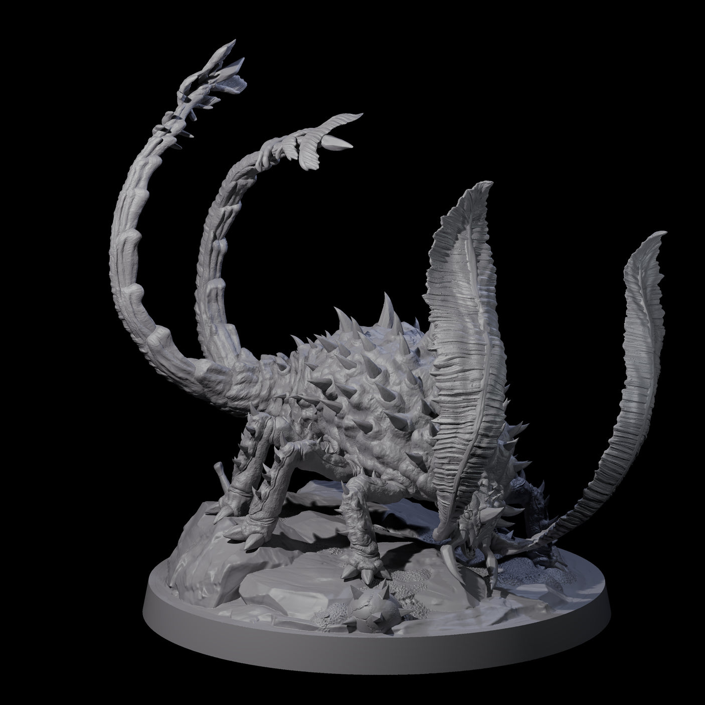 Flexing Rust Buster Monster Miniature for Dungeons and Dragons, Pathfinder or other TTRPGs