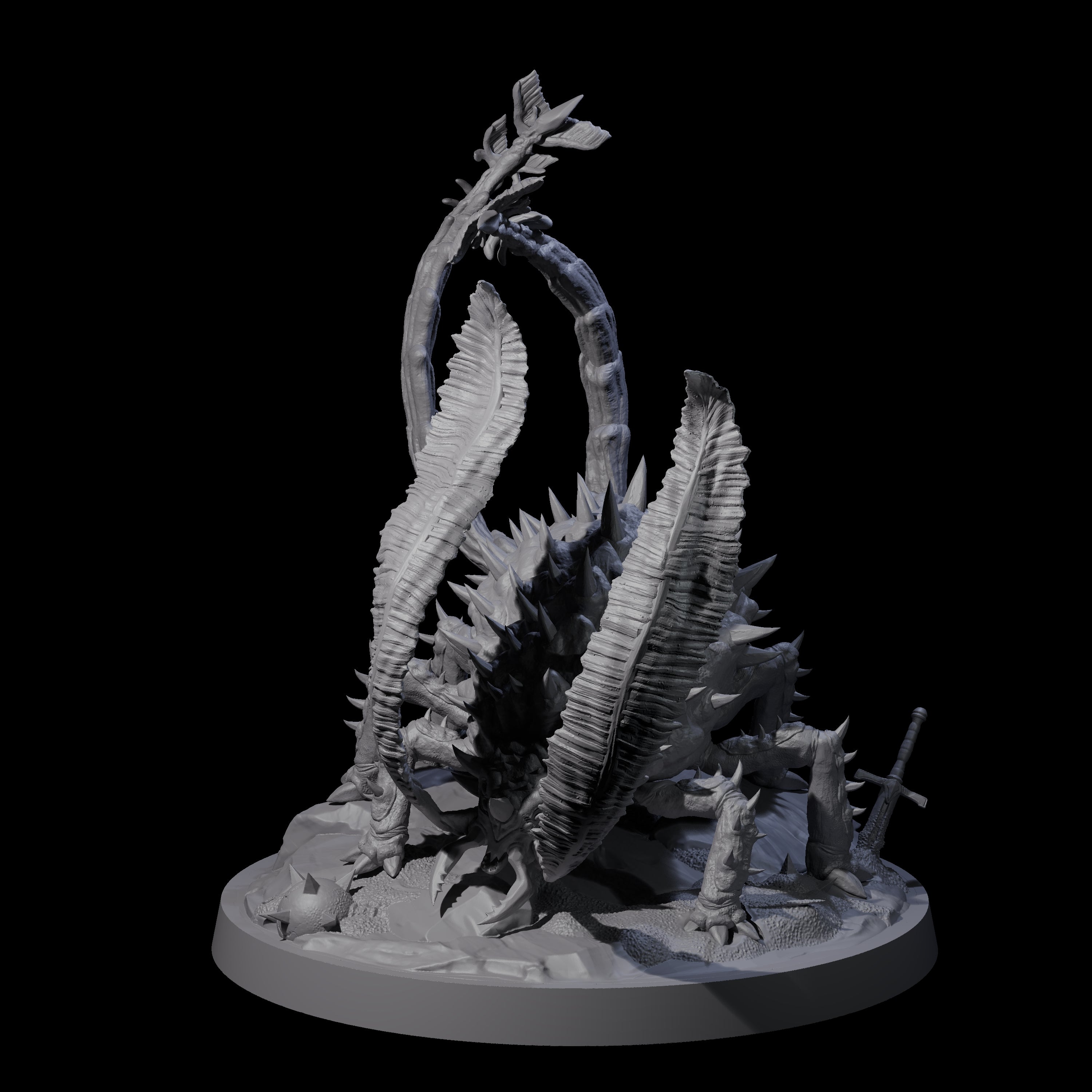 Flexing Rust Buster Monster Miniature for Dungeons and Dragons, Pathfinder or other TTRPGs