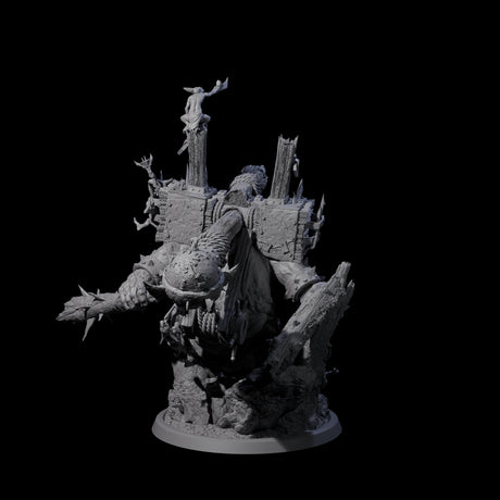 Flinga - The Walking Troll Catapult Miniature for Dungeons and Dragons, Pathfinder or other TTRPGs