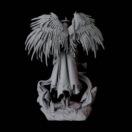 Floating Executioner Devil B Miniature for Dungeons and Dragons, Pathfinder or other TTRPGs