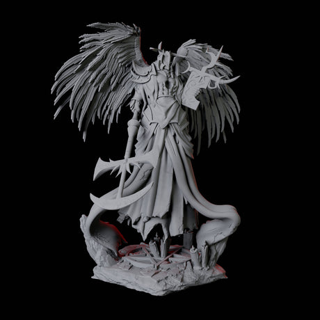 Floating Executioner Devil B Miniature for Dungeons and Dragons, Pathfinder or other TTRPGs