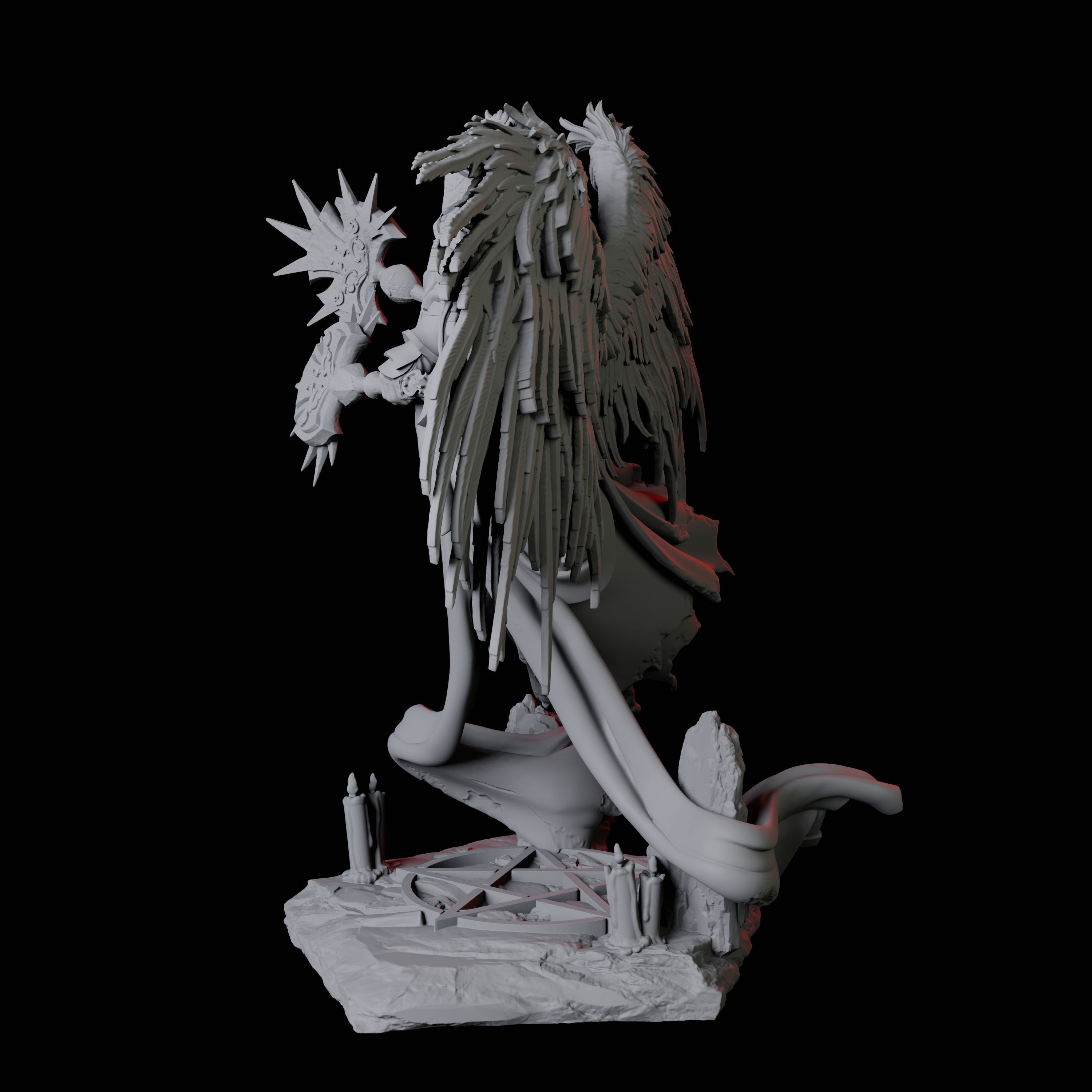 Floating Executioner Devil C Miniature for Dungeons and Dragons, Pathfinder or other TTRPGs