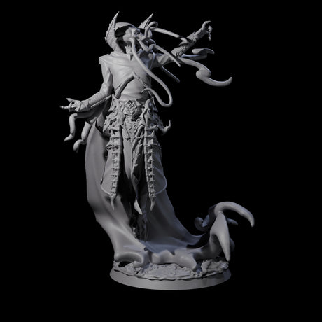 Floating Master Mind Flayer A Miniature for Dungeons and Dragons, Pathfinder or other TTRPGs