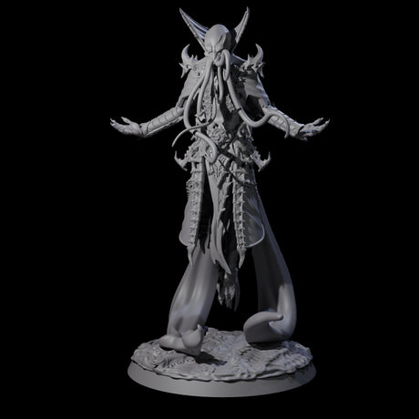 Floating Master Mind Flayer B Miniature for Dungeons and Dragons, Pathfinder or other TTRPGs
