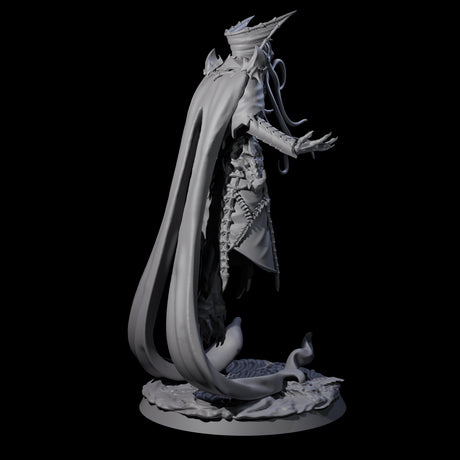 Floating Master Mind Flayer B Miniature for Dungeons and Dragons, Pathfinder or other TTRPGs