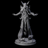 Floating Master Mind Flayer B Miniature for Dungeons and Dragons, Pathfinder or other TTRPGs
