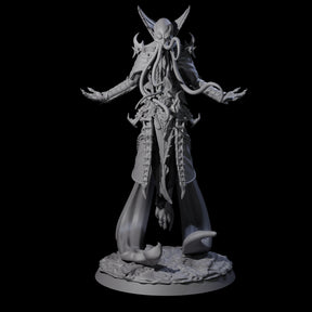 Floating Master Mind Flayer B Miniature for Dungeons and Dragons, Pathfinder or other TTRPGs