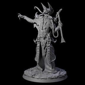 Floating Master Mind Flayer C Miniature for Dungeons and Dragons, Pathfinder or other TTRPGs