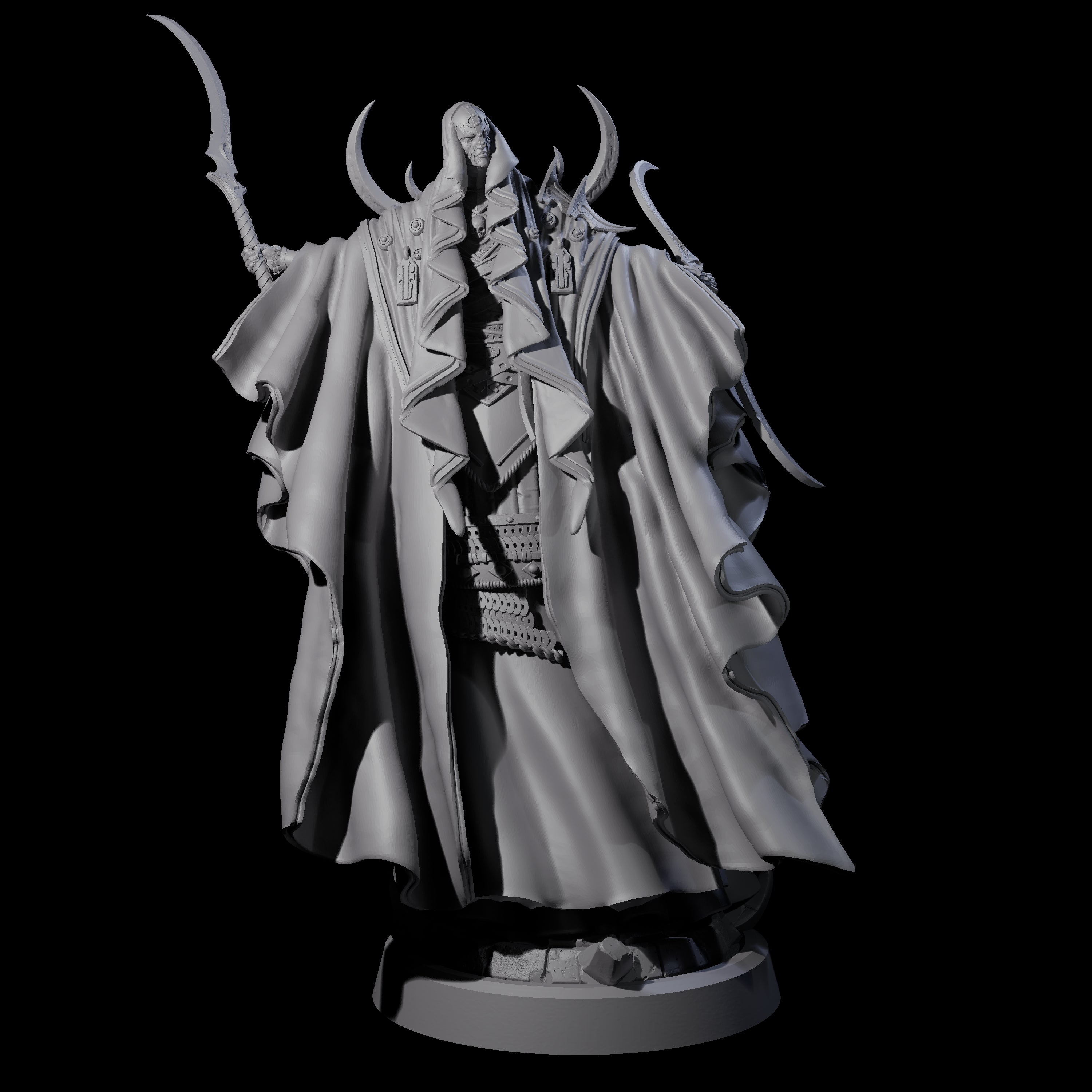 Floating Robed Cultist A Miniature for Dungeons and Dragons, Pathfinder or other TTRPGs