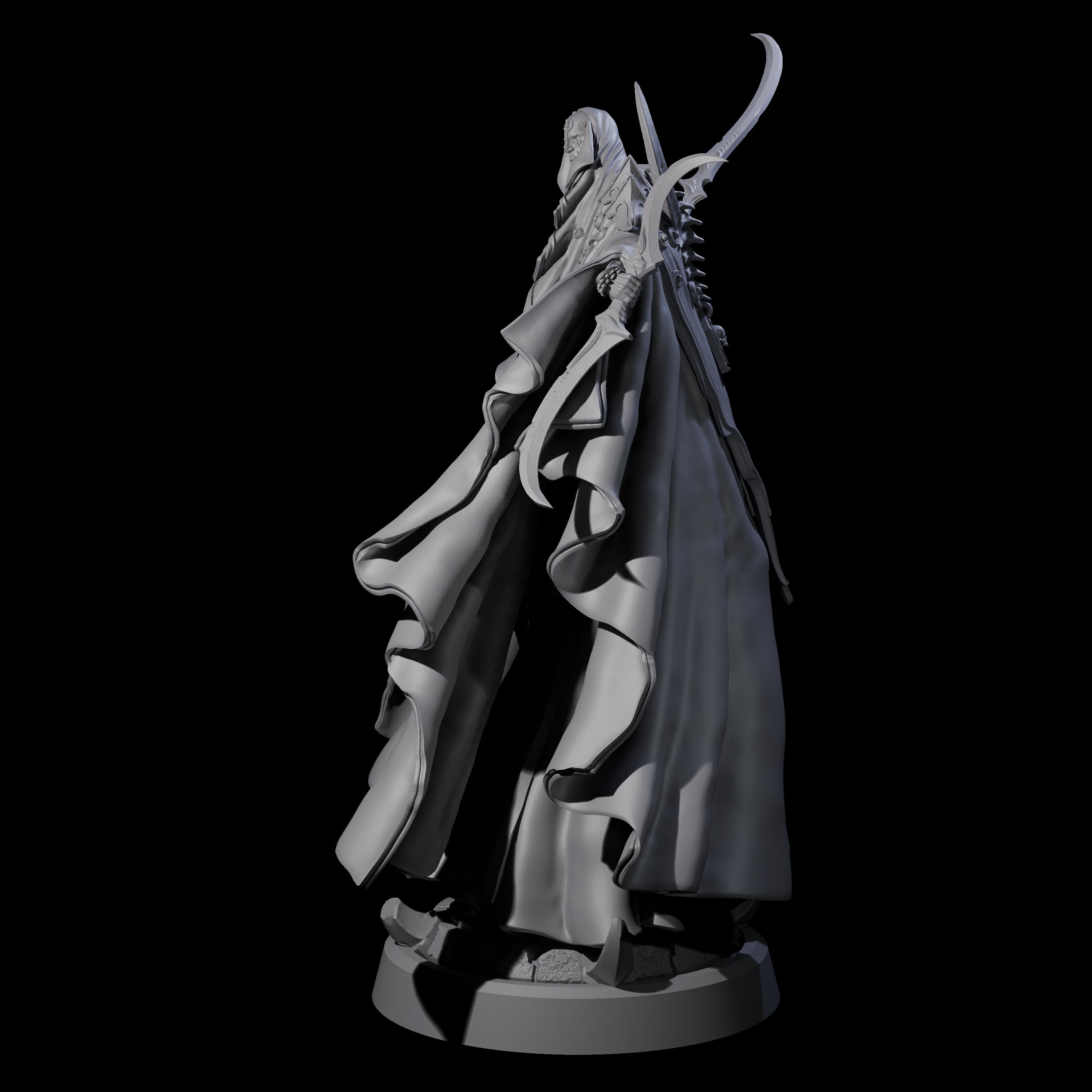 Floating Robed Cultist A Miniature for Dungeons and Dragons, Pathfinder or other TTRPGs