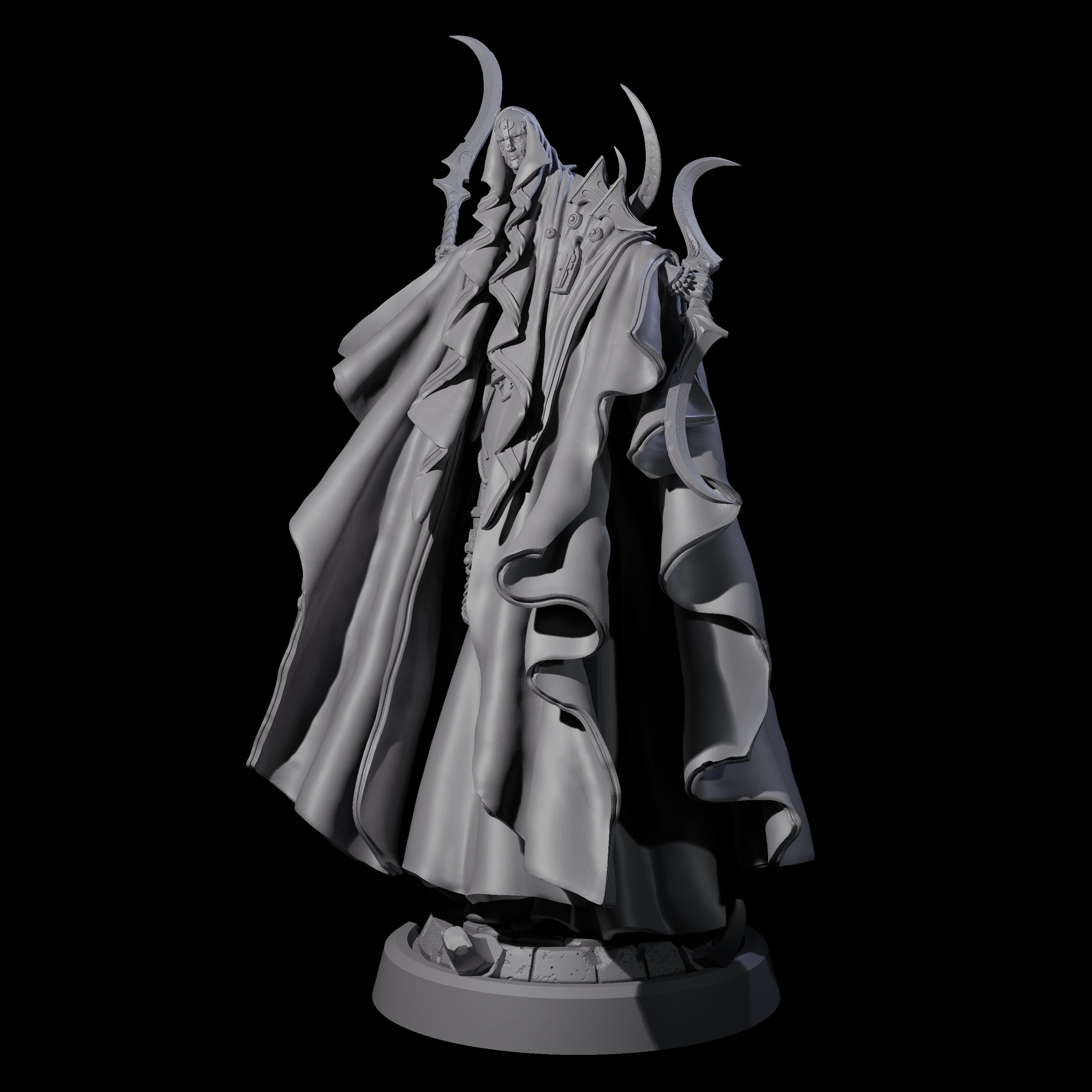 Floating Robed Cultist A Miniature for Dungeons and Dragons, Pathfinder or other TTRPGs