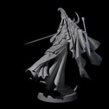 Floating Robed Cultist B Miniature for Dungeons and Dragons, Pathfinder or other TTRPGs