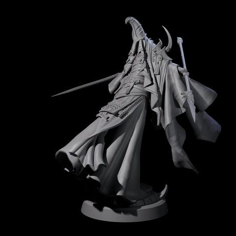 Floating Robed Cultist B Miniature for Dungeons and Dragons, Pathfinder or other TTRPGs