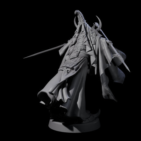 Floating Robed Cultist B Miniature for Dungeons and Dragons, Pathfinder or other TTRPGs