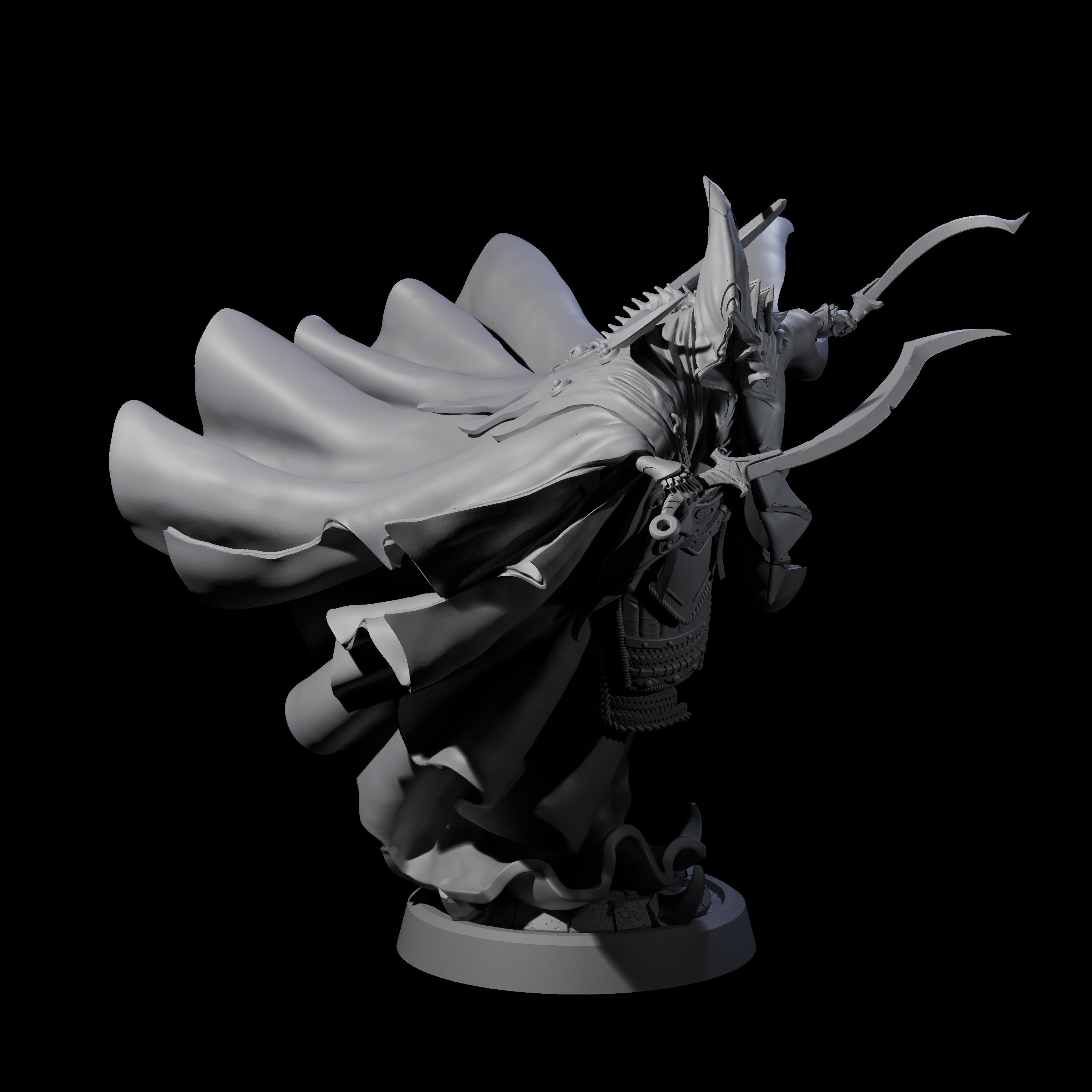 Floating Robed Cultist C Miniature for Dungeons and Dragons, Pathfinder or other TTRPGs