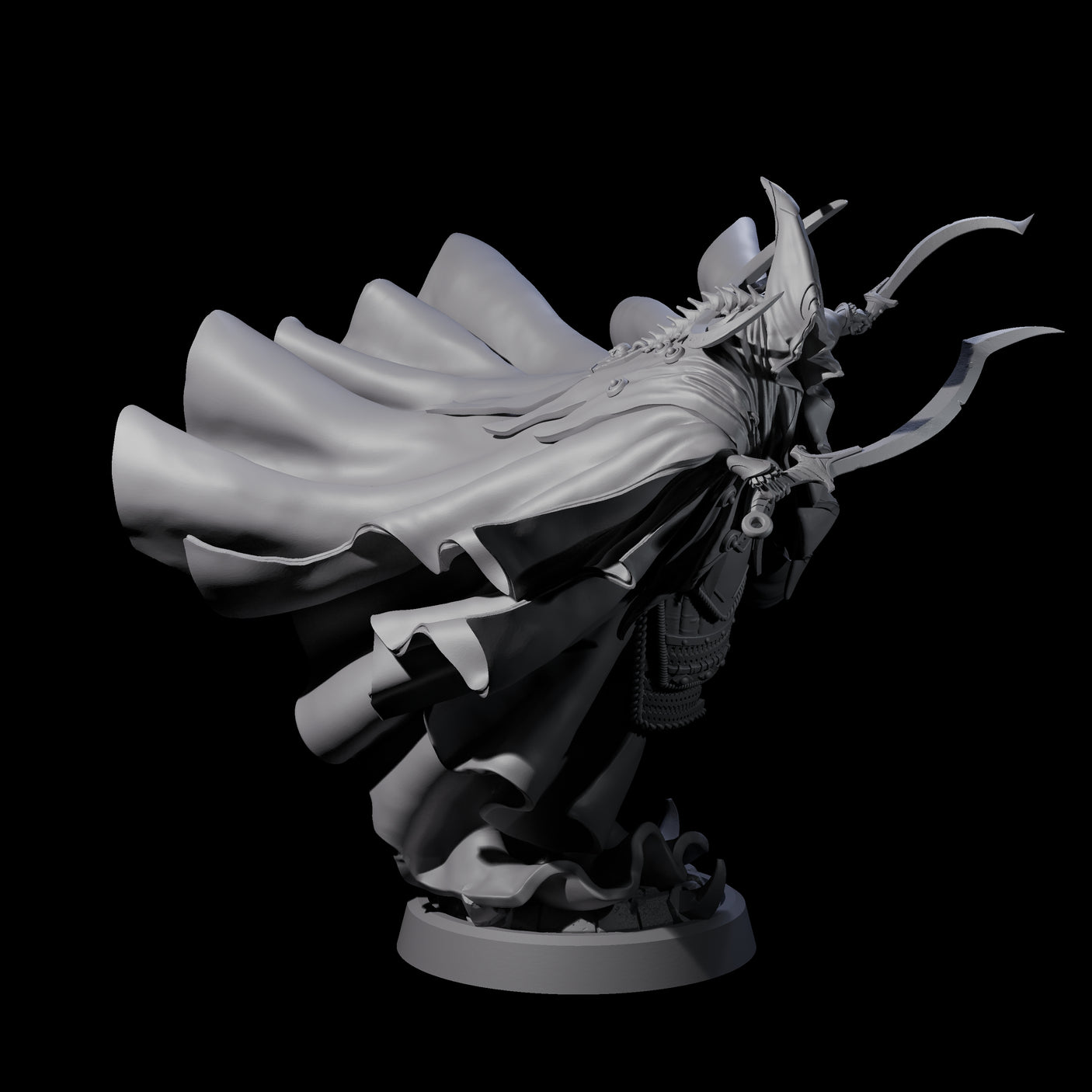 Floating Robed Cultist C Miniature for Dungeons and Dragons, Pathfinder or other TTRPGs