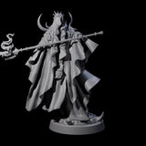 Floating Robed Cultist D Miniature for Dungeons and Dragons, Pathfinder or other TTRPGs