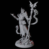 Floating Undead Warlock Miniature for Dungeons and Dragons, Pathfinder or other TTRPGs