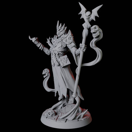 Floating Undead Warlock Miniature for Dungeons and Dragons, Pathfinder or other TTRPGs