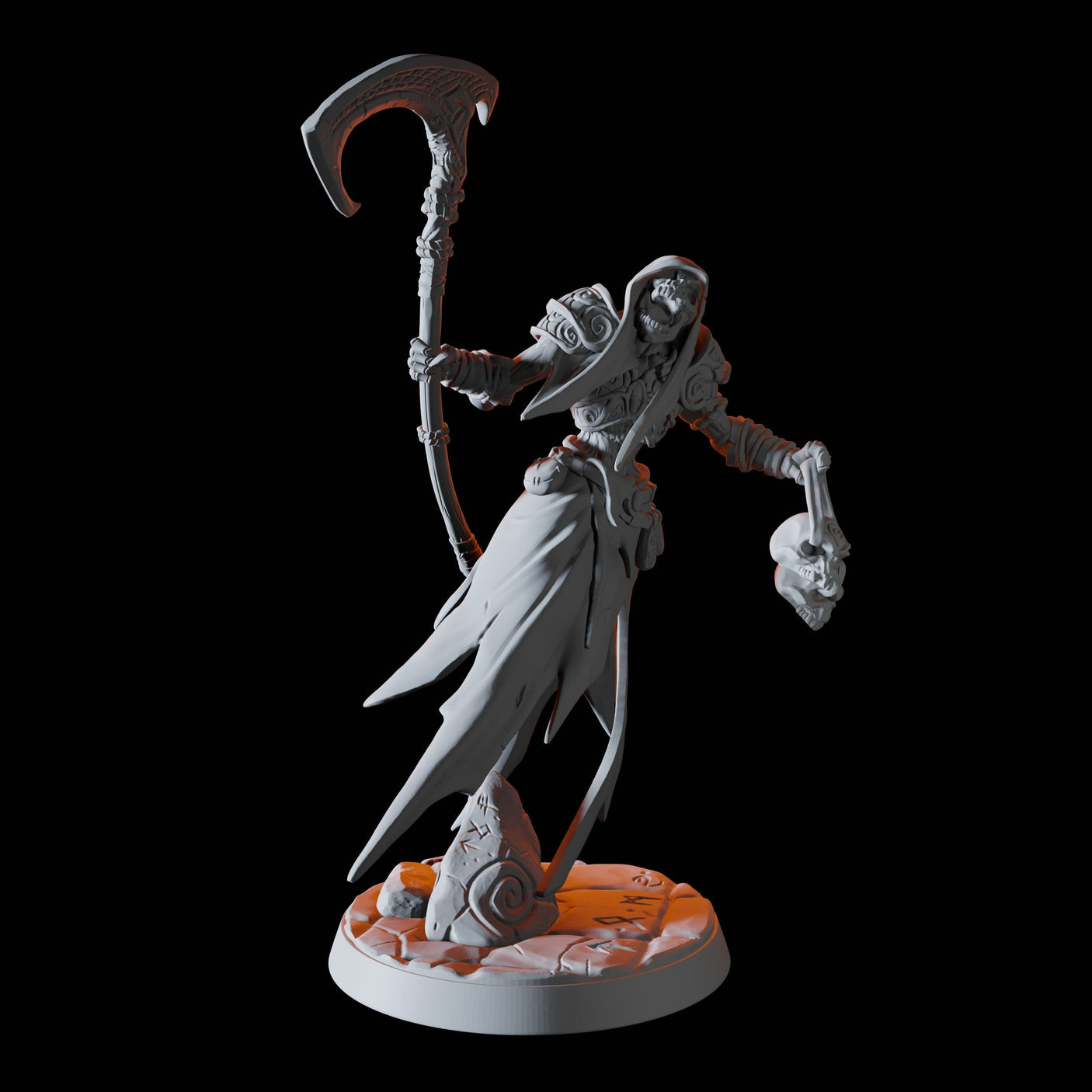 Floating Wraith A Miniature for Dungeons and Dragons, Pathfinder or other TTRPGs