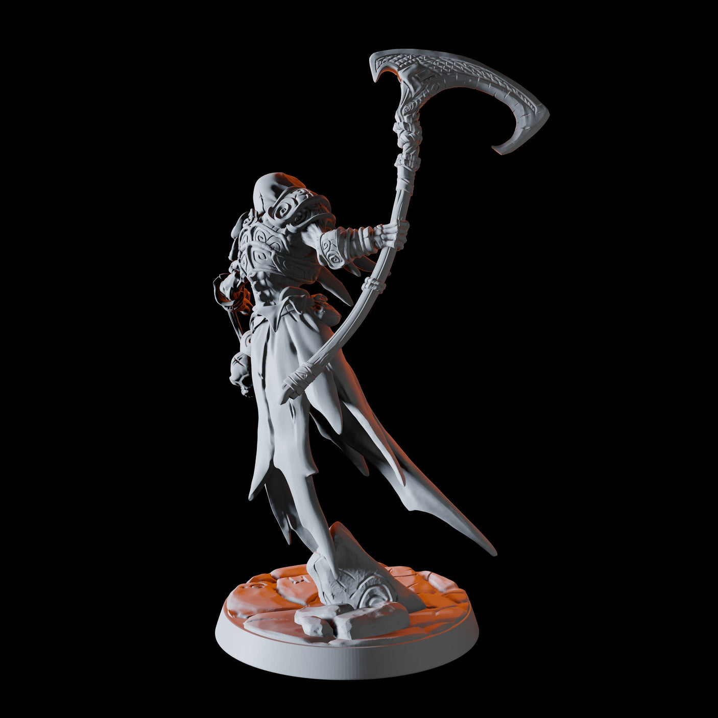 Floating Wraith A Miniature for Dungeons and Dragons, Pathfinder or other TTRPGs