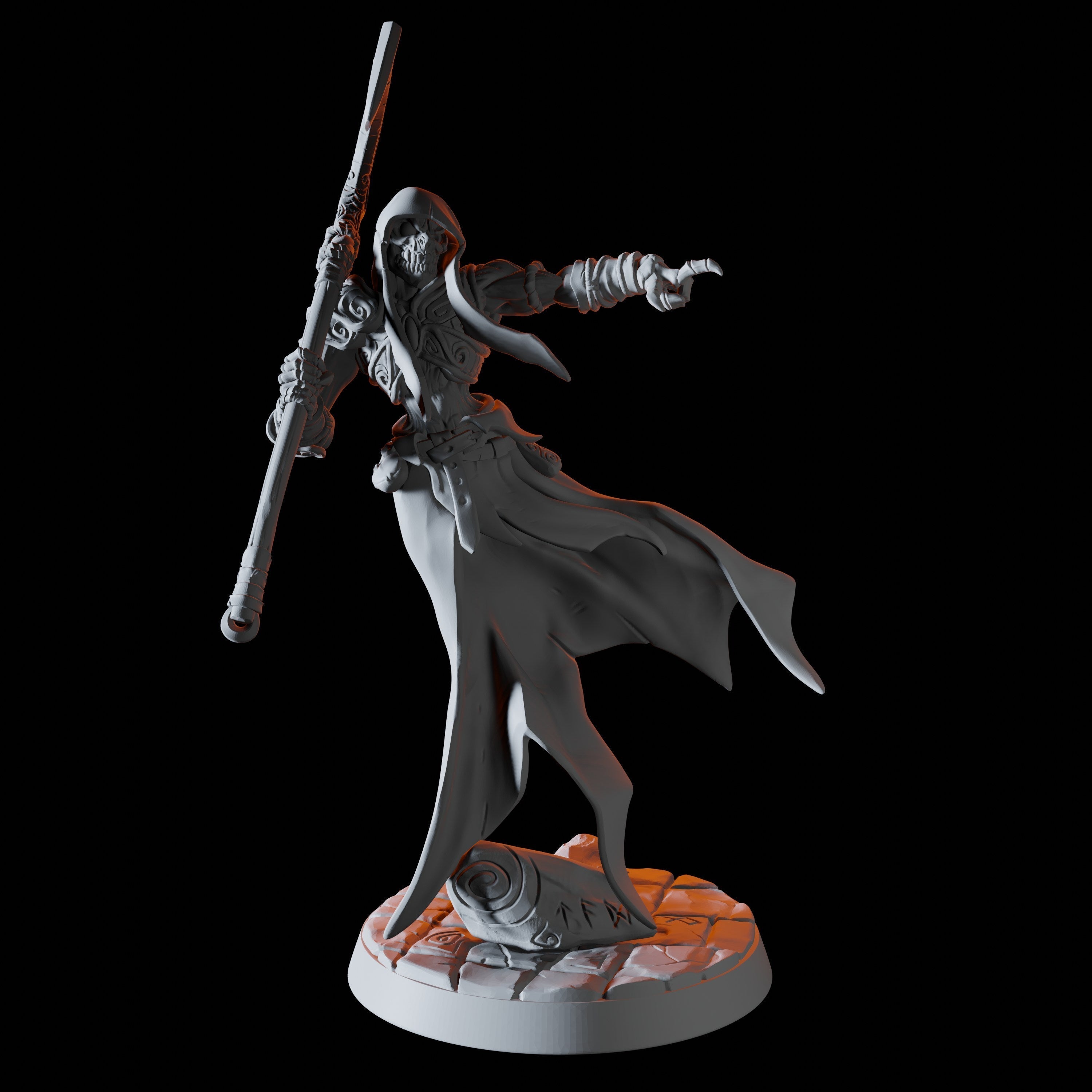 Floating Wraith Miniature B for Dungeons and Dragons - Myth Forged