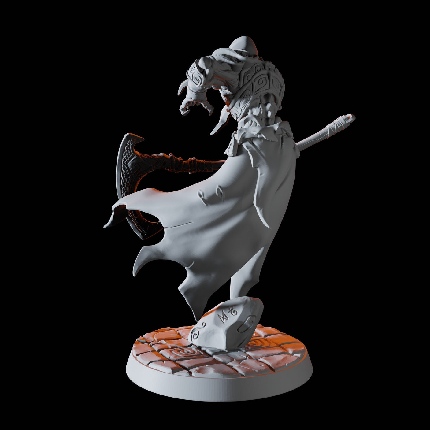 Floating Wraith D Miniature for Dungeons and Dragons, Pathfinder or other TTRPGs