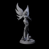 Floating and Gliding Pixie Miniature for Dungeons and Dragons, Pathfinder or other TTRPGs
