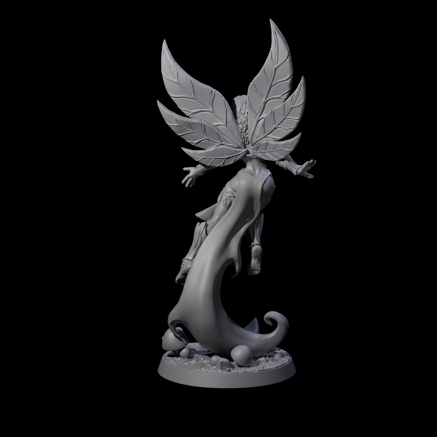 Floating and Gliding Pixie Miniature for Dungeons and Dragons, Pathfinder or other TTRPGs