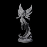 Floating and Gliding Pixie Miniature for Dungeons and Dragons, Pathfinder or other TTRPGs